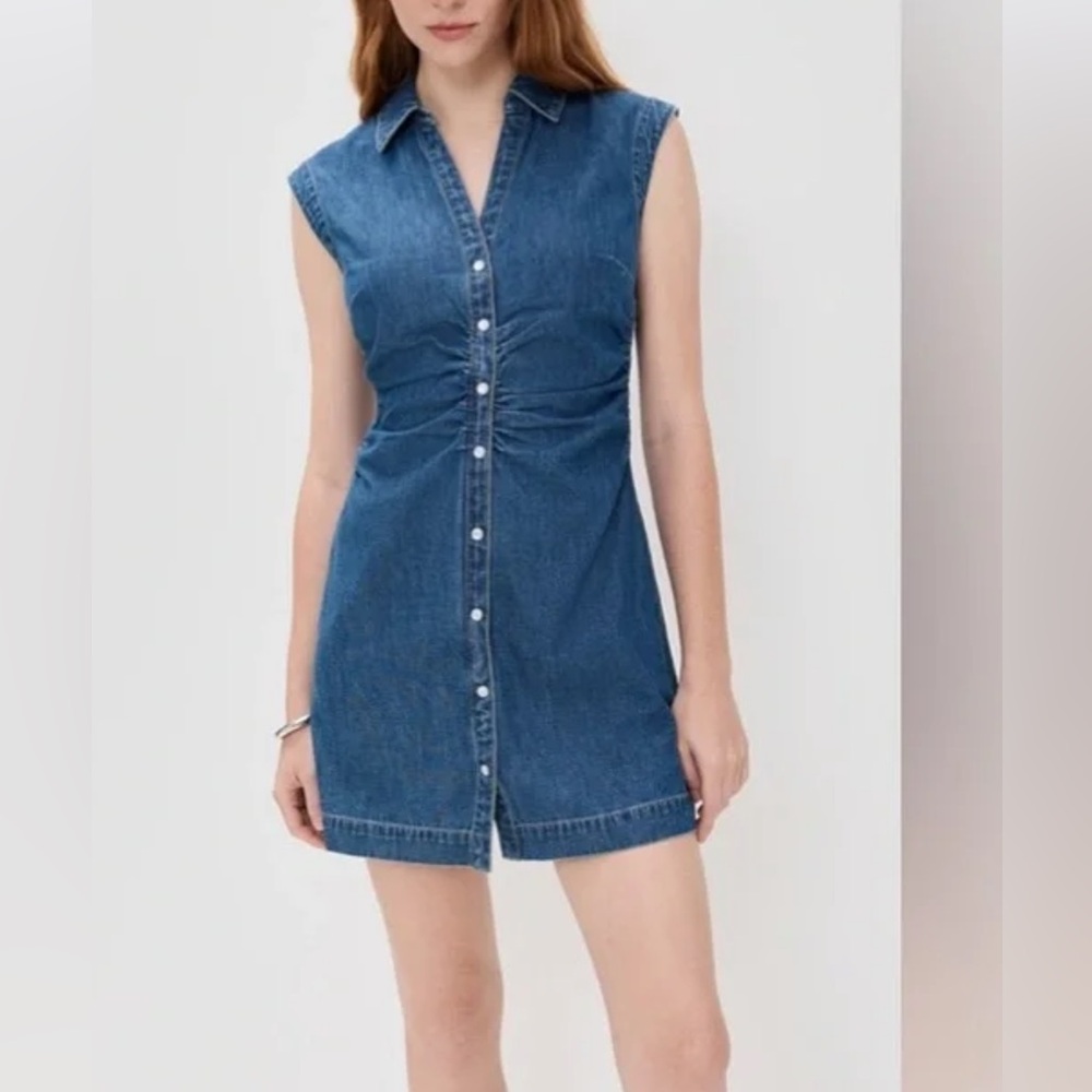 NWT Veronica Beard Maura Denim Dress Sz 12